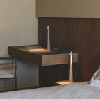 Portable Table Lamp - Adjustable Brightness & Compact Design - Orange / 45 cm (17.72 in)