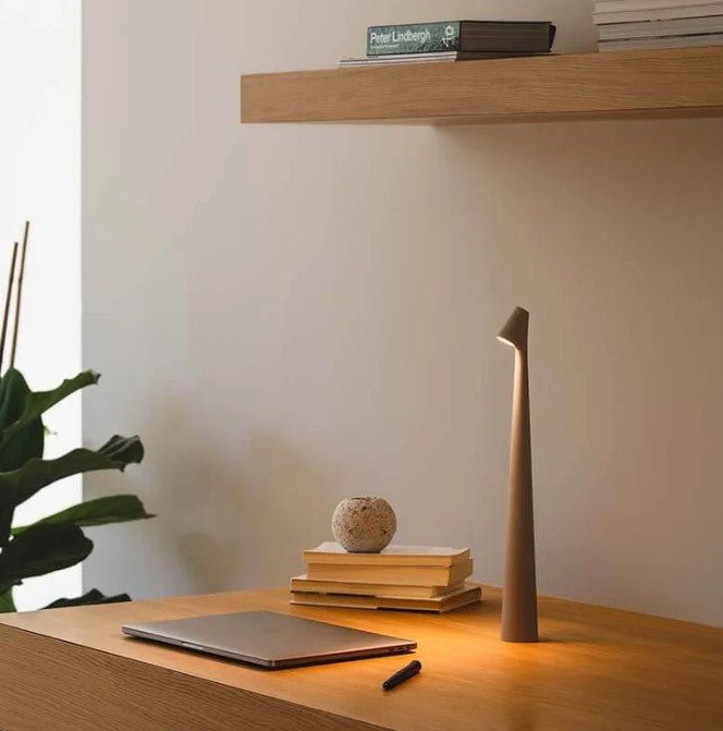 Portable Table Lamp - Adjustable Brightness & Compact Design