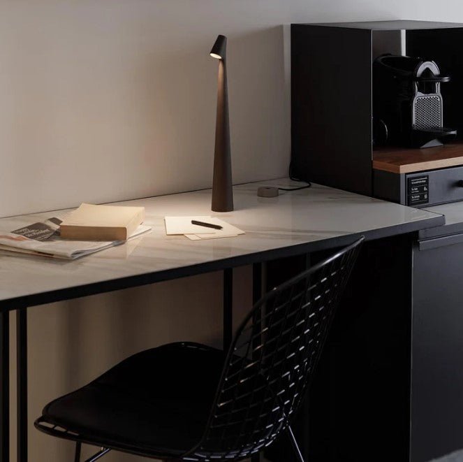 Portable Table Lamp - Adjustable Brightness & Compact Design - Red / 45 cm (17.72 in)
