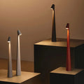 Portable Table Lamp - Adjustable Brightness & Compact Design - Black / 35 cm (13.78 in)