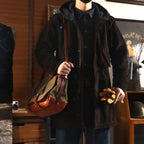 Men's Leather Jacket - Black