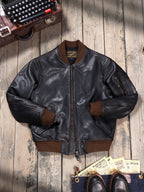 Men's Leather Jacket - XXL