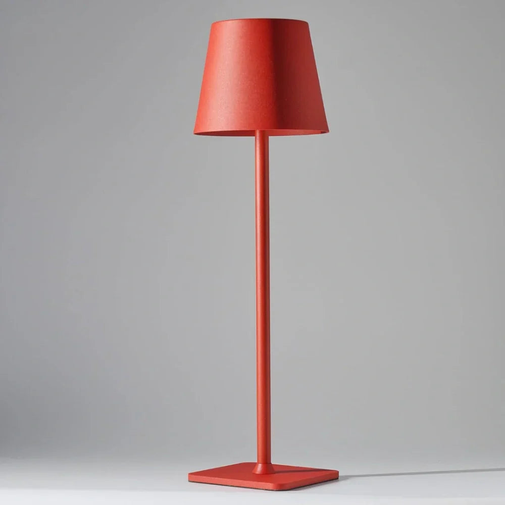 Tall Dimmable Table Lamp - Touch-Control Rechargeable LED