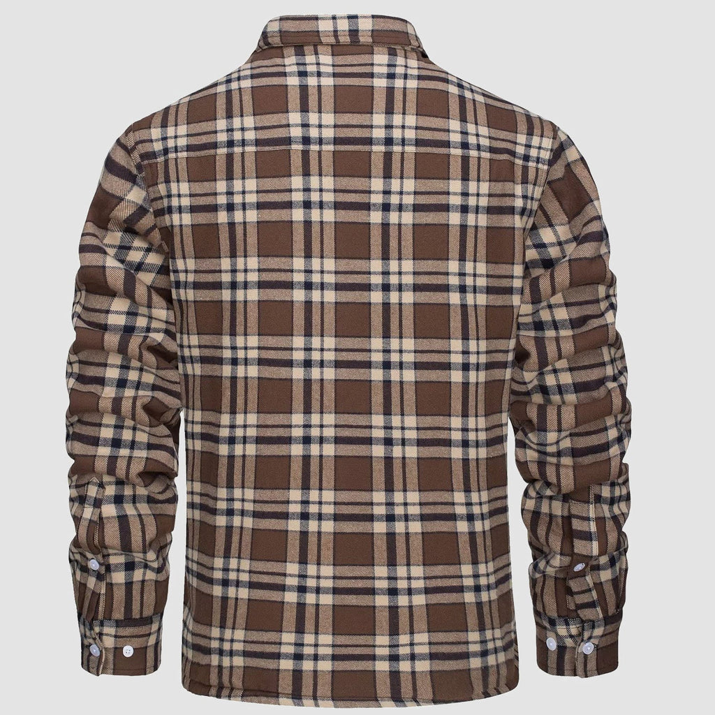 Arvid™ | Lined Plaid Shirt Jacket