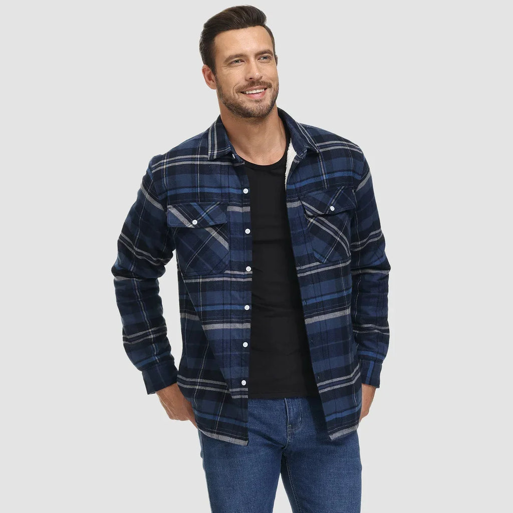 Arvid™ | Lined Plaid Shirt Jacket