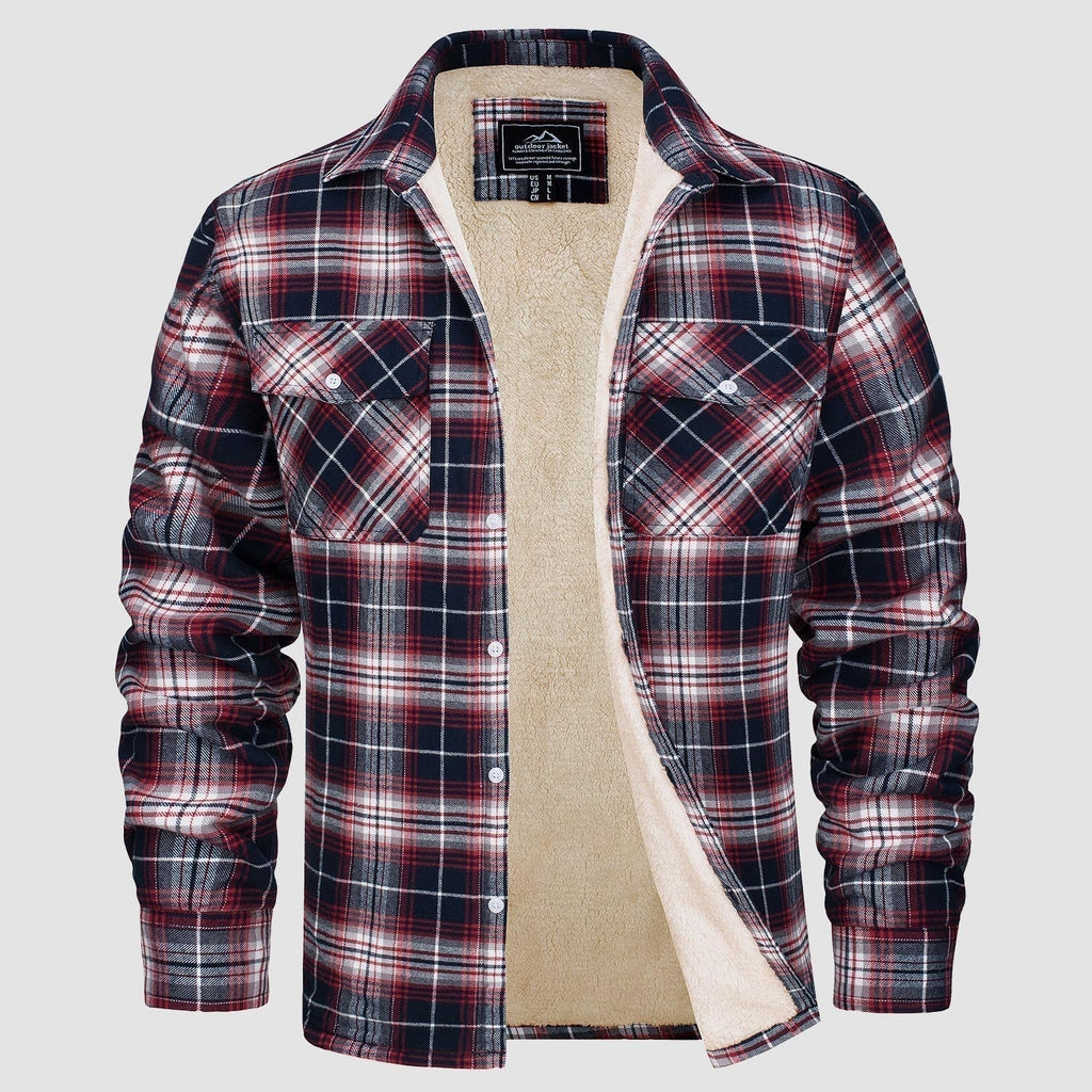 Arvid™ | Lined Plaid Shirt Jacket