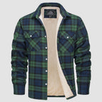 Arvid™ | Lined Plaid Shirt Jacket