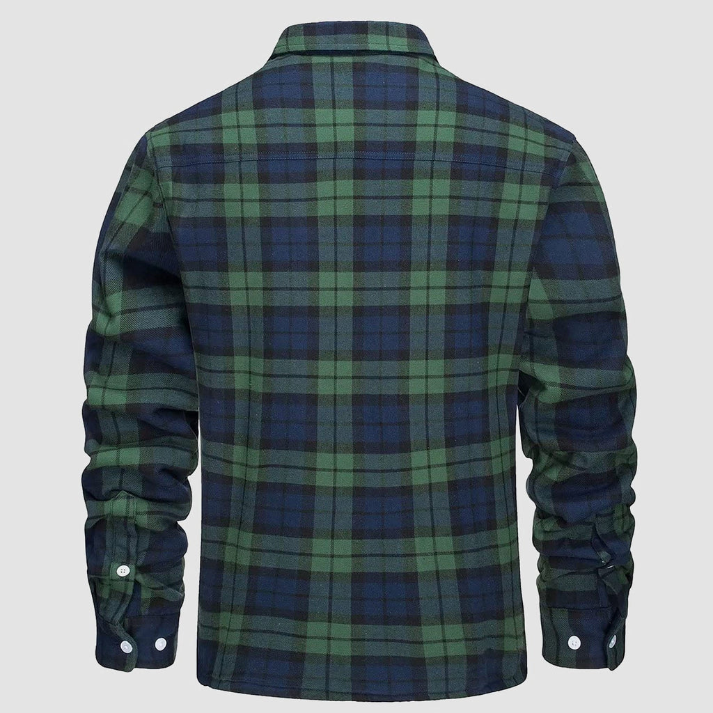 Arvid™ | Lined Plaid Shirt Jacket