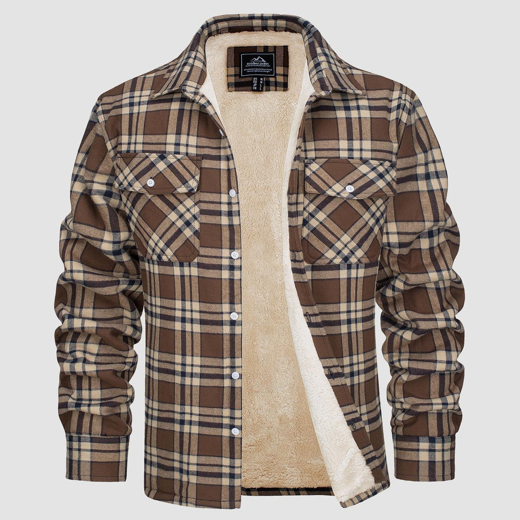 Arvid™ | Lined Plaid Shirt Jacket