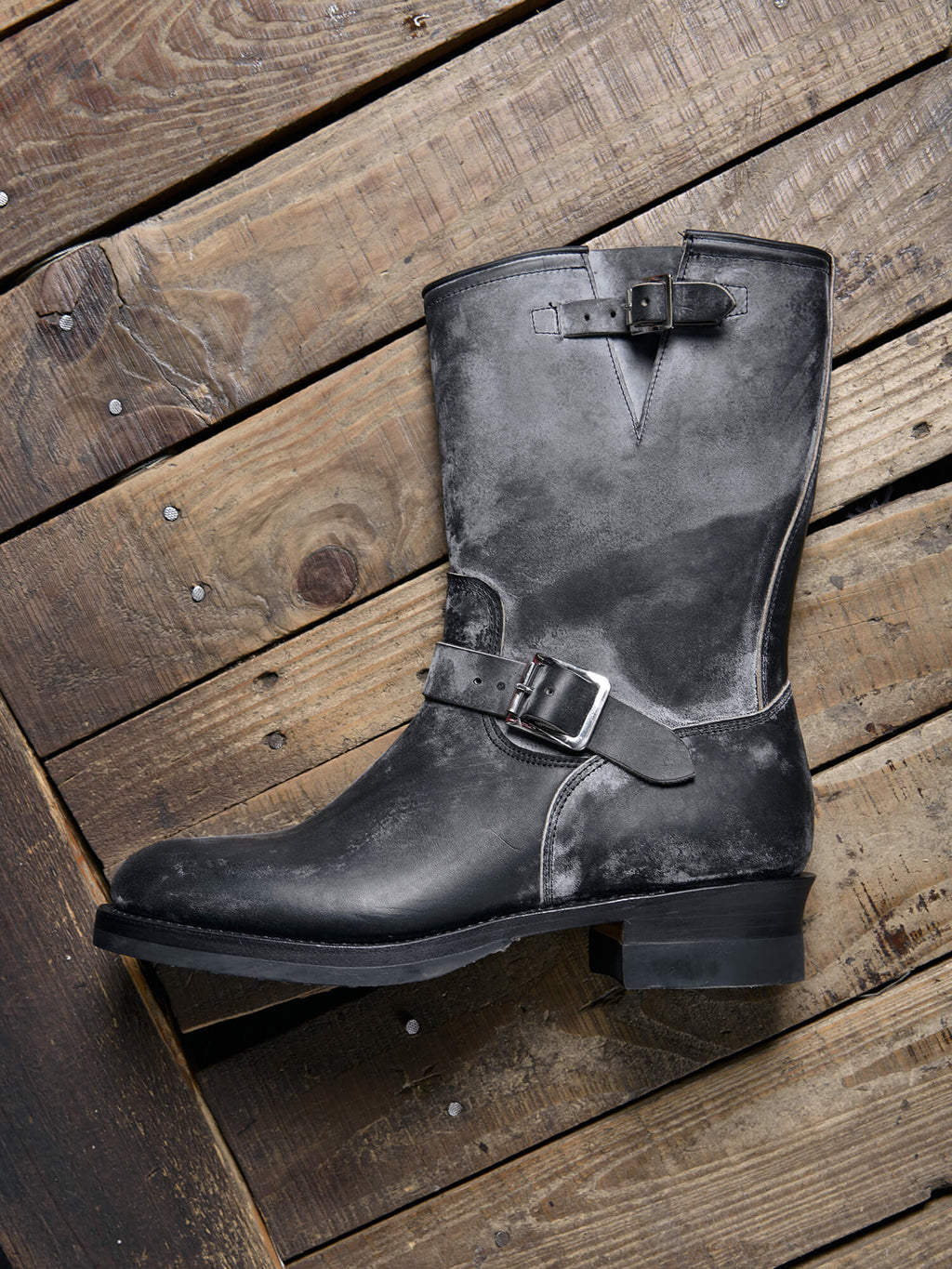 Men's Engineer Boots - Black