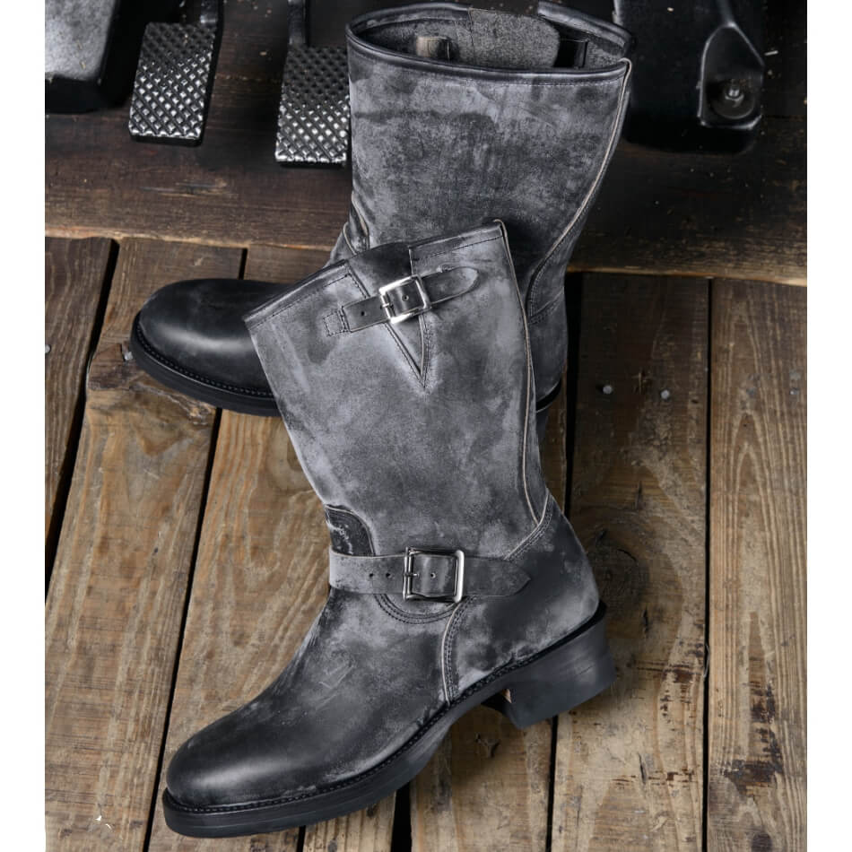 Men's Engineer Boots - Light Brown