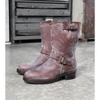 Men's Engineer Boots - Light Brown