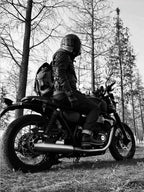 Men's Leather Jacket - Black Cowhide