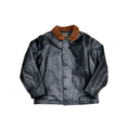 Men's N-1 Leather Deck Jacket - Black
