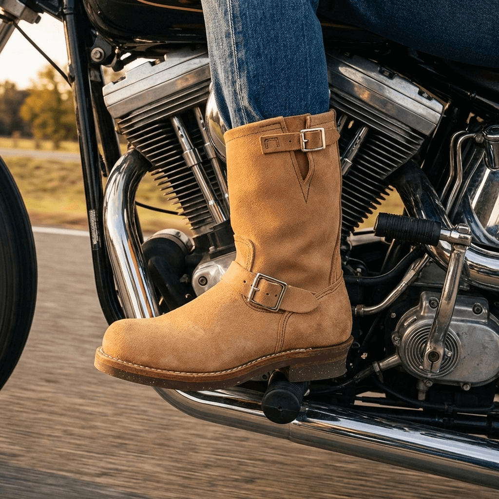 Men's Engineer Boots - Black