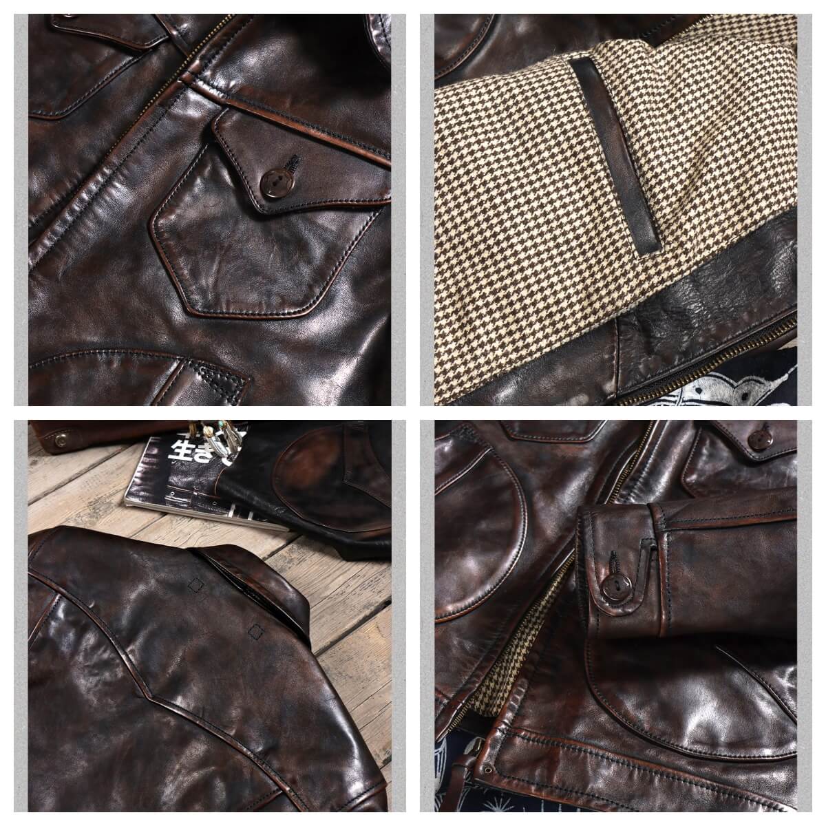 Men's Leather Jacket - Teacore