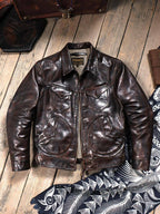 Men's Leather Jacket - Teacore