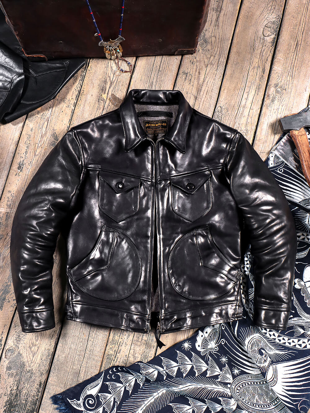 Men's Leather Jacket - Teacore
