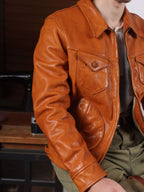 Men's Leather Jacket - Black