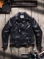 Men's Leather Jacket - Black