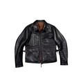 Men's 1930s Newsboy Leather Jacket Cowhide - S