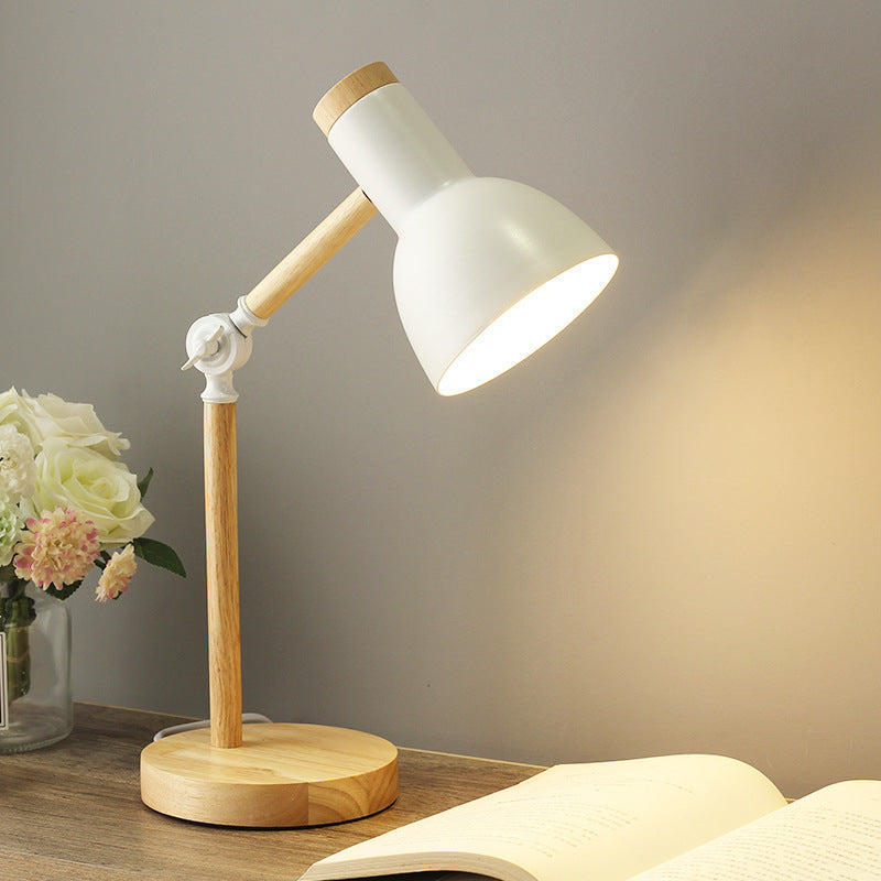 Adjustable Desk Lamp - Modern Lever Arm Directional Light - White