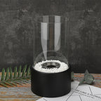 Everlasting Flame Oil Lamp - Glass Cylinder with Classic Glow