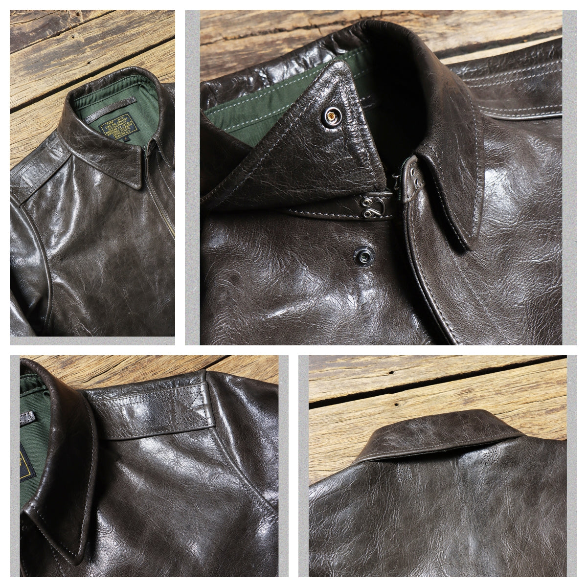 Men's Leather Jacket - 3XL