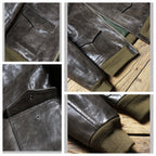 Men's Leather Jacket - 4XL
