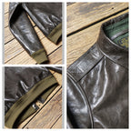 Men's Leather Jacket - XXL