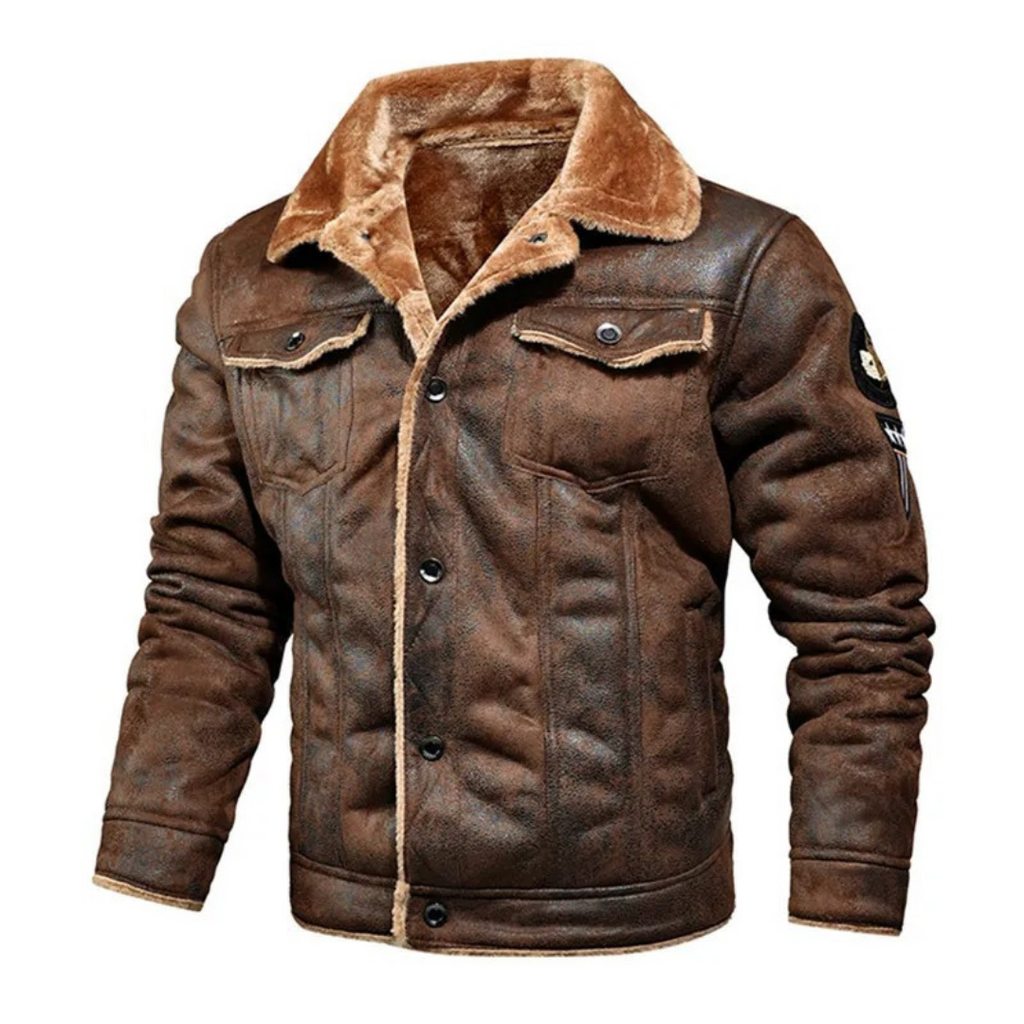 Noxar™ | Premium Warm Leather Jacket for Every Occasion