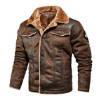 Noxar™ | Premium Warm Leather Jacket for Every Occasion