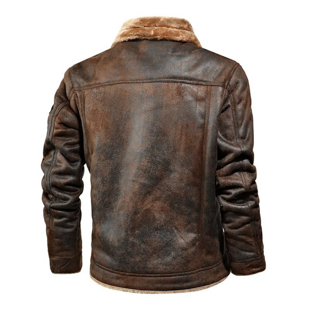 Noxar™ | Premium Warm Leather Jacket for Every Occasion