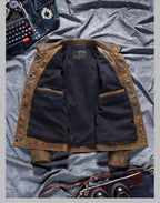 Men's Leather Jacket - Camel