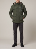 Rigby | Men's Windproof Hooded Jacket with Multiple Pockets