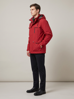 Rigby | Men's Windproof Hooded Jacket with Multiple Pockets