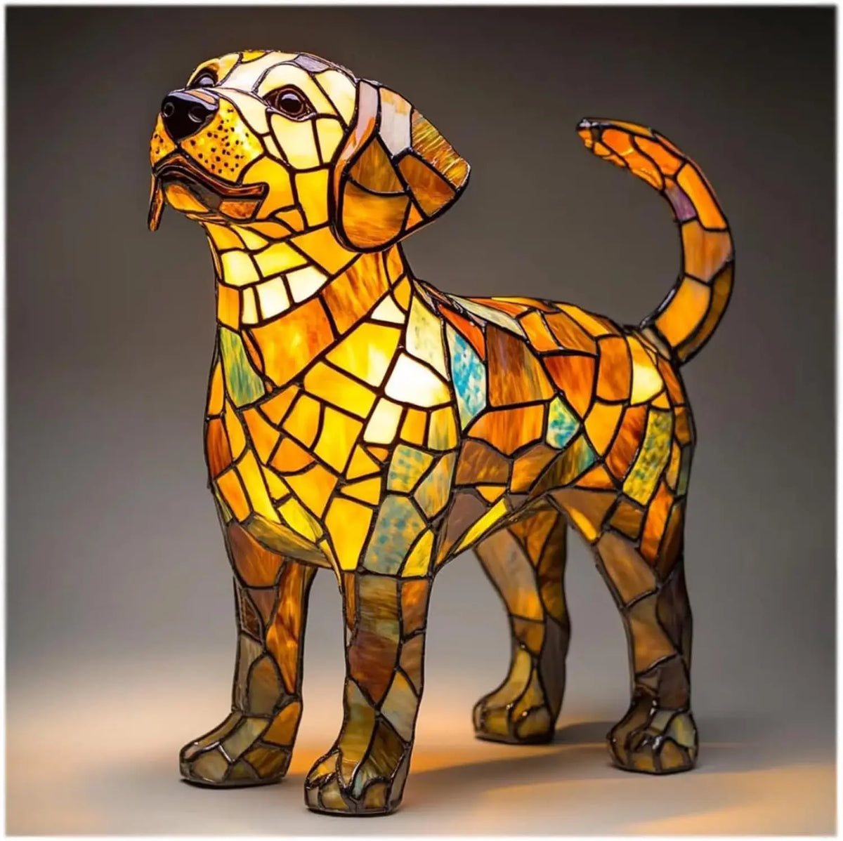 Dog Decorative Table Lamp - Colorful Ambient LED Light - Type 9