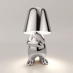Portable Rechargeable LED Table Lamp - Adjustable Touch Control - Considerate Silver