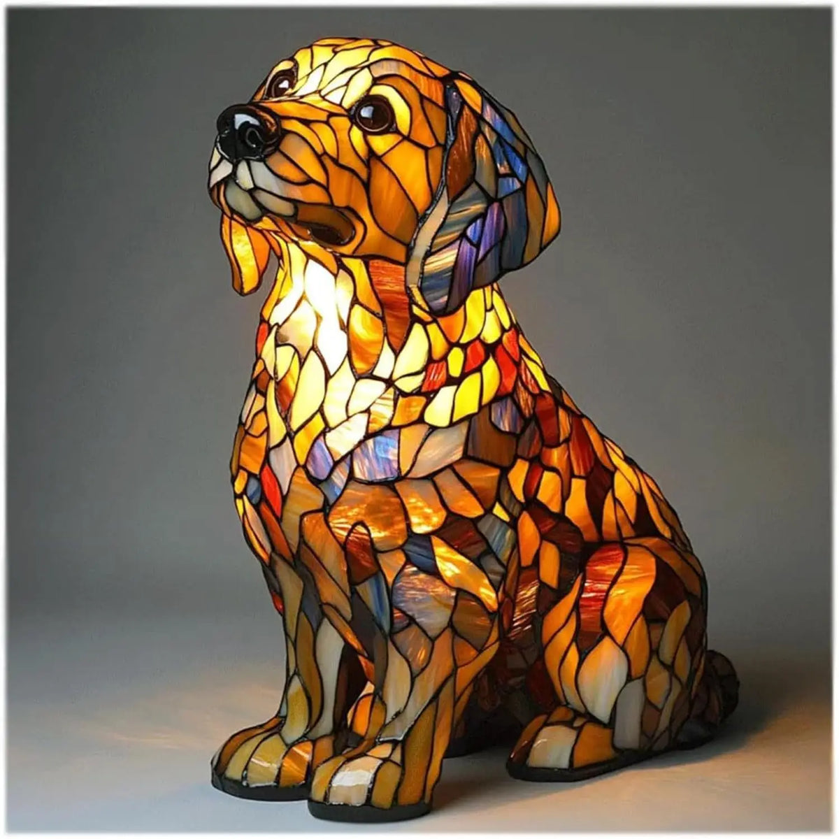 Dog Decorative Table Lamp - Colorful Ambient LED Light - Type 3