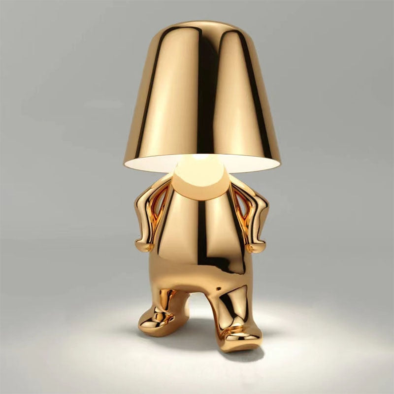 Portable Rechargeable LED Table Lamp - Adjustable Touch Control - Walking Gold