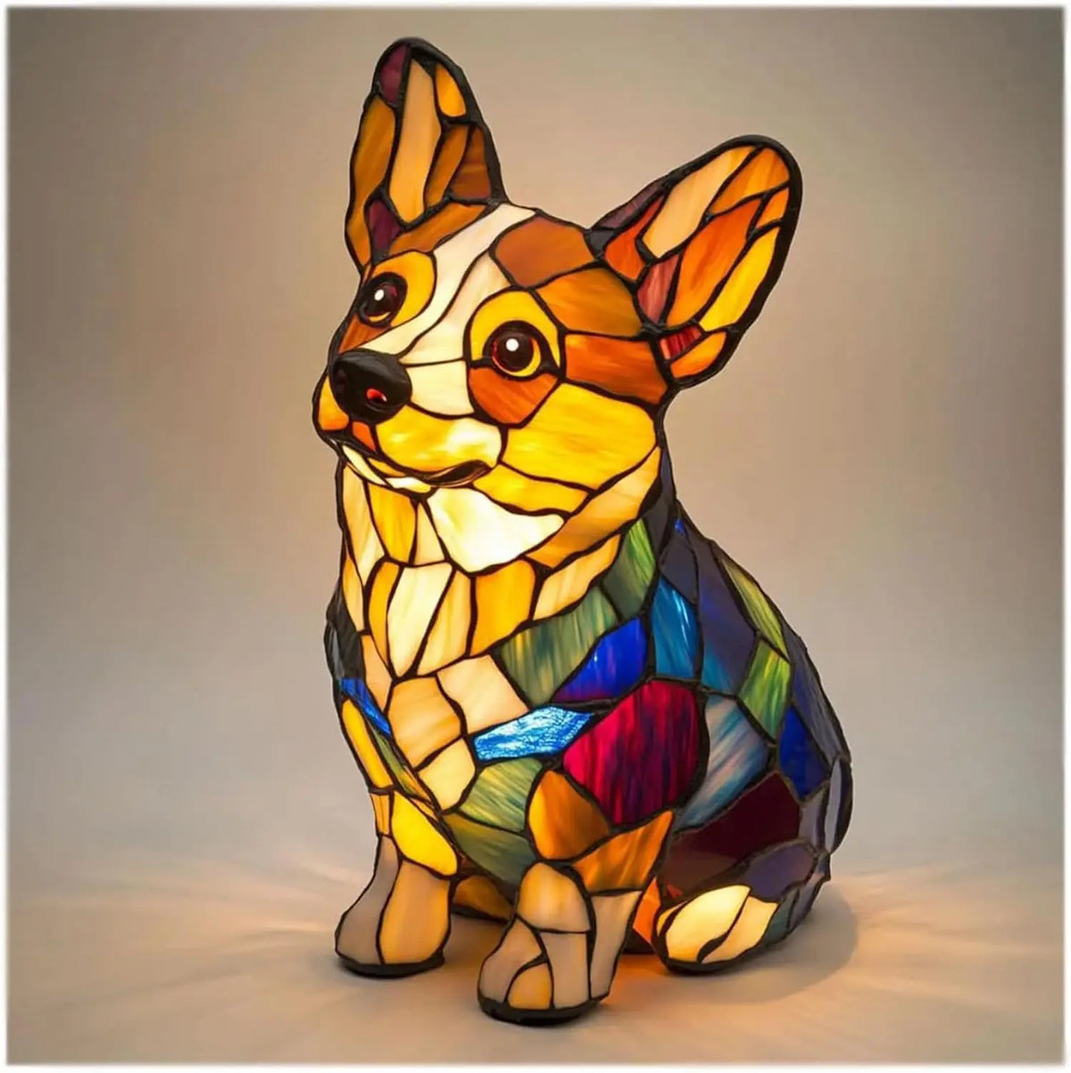 Dog Decorative Table Lamp - Colorful Ambient LED Light
