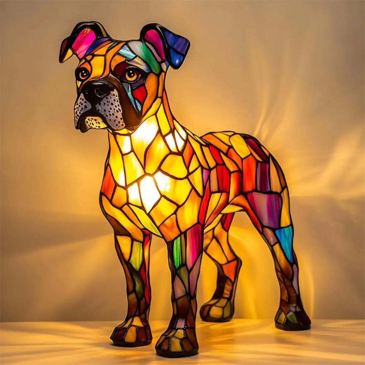 Dog Decorative Table Lamp - Colorful Ambient LED Light - Type 14