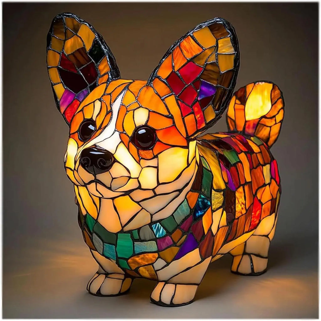 Dog Decorative Table Lamp - Colorful Ambient LED Light