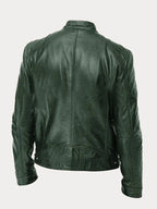 Joren™ | Timeless Leather Zip-Up Jacket