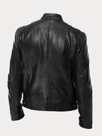 Joren™ | Timeless Leather Zip-Up Jacket