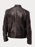 Joren™ | Timeless Leather Zip-Up Jacket