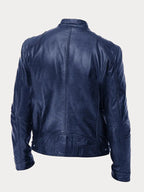 Joren™ | Timeless Leather Zip-Up Jacket