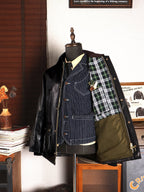 Men's Leather Jacket - Black