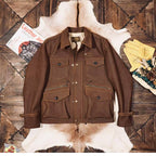 Men's Leather Jacket - XL