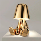 Portable Rechargeable LED Table Lamp - Adjustable Touch Control - Relaxing Gold